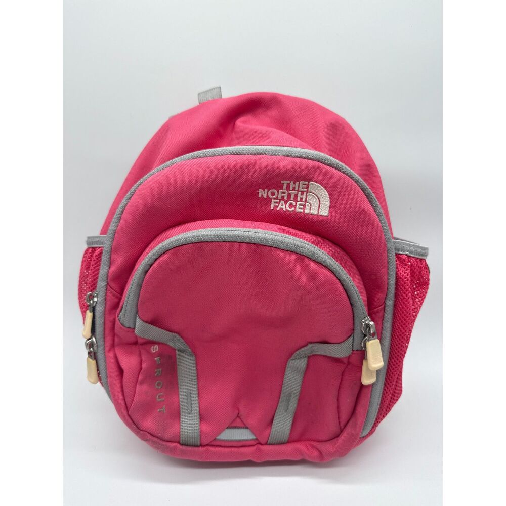 The North Face Sprout Mini Toddler Backpack School Pink Gray